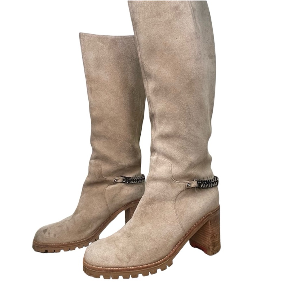 Christian louboutin Veau Vealours Napoloeo boots 38 - Picture 1 of 16